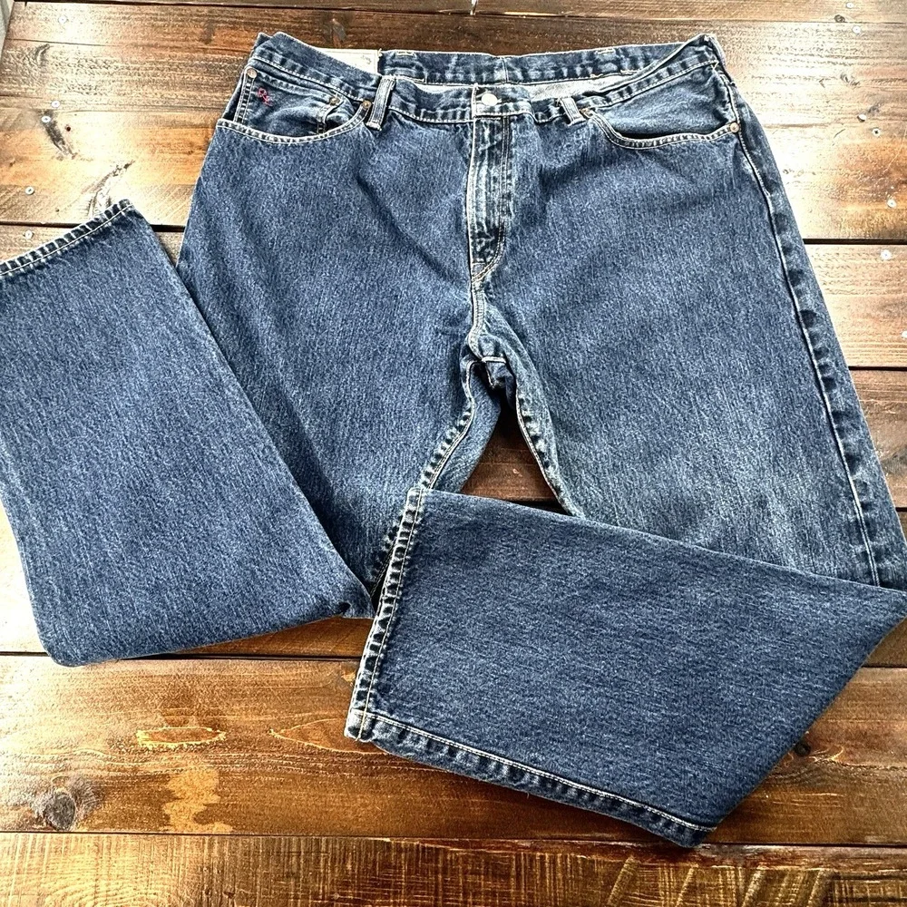 Polo Ralph Lauren Hampton Straight‎ Leg Jeans Men's 42 x 32 Blue Preppy